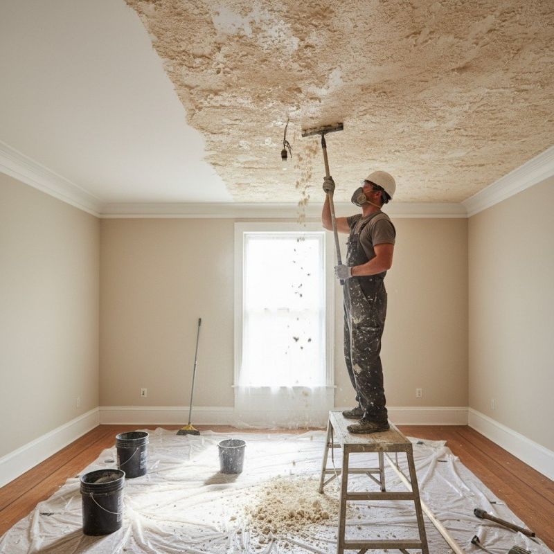 Ceiling Texture Removal